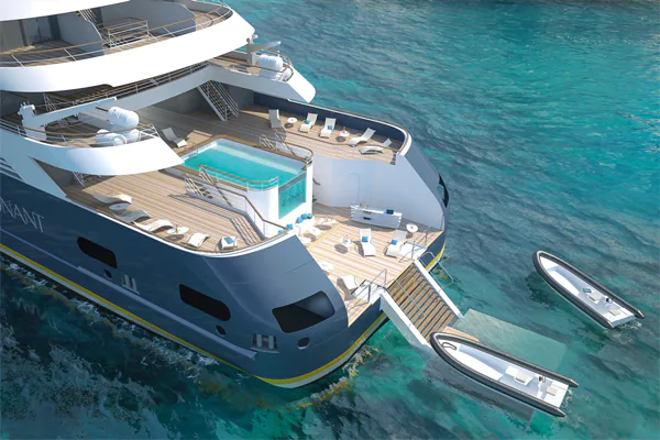 Гидравлическая платформа - Палуба 2